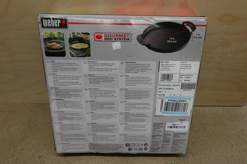 Weber Gourmet BBQ Non‑Stick Cast‑Iron Griddle - Image 4