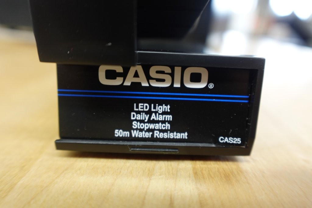 W217H Casio Series Men's LED BacklightDigital Watch in Black - Image 5