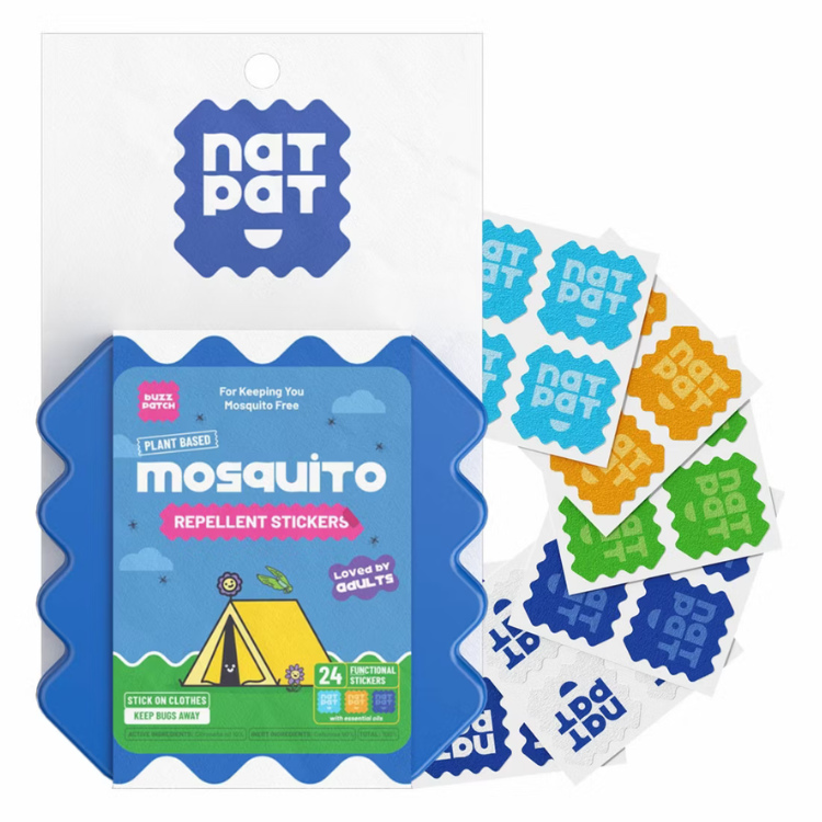24ct NatPat Adult Mosquito Insect Repellent Patches