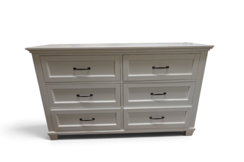 Universal Broadmoore Rose 6 - Drawer Dresser in White - Image 2