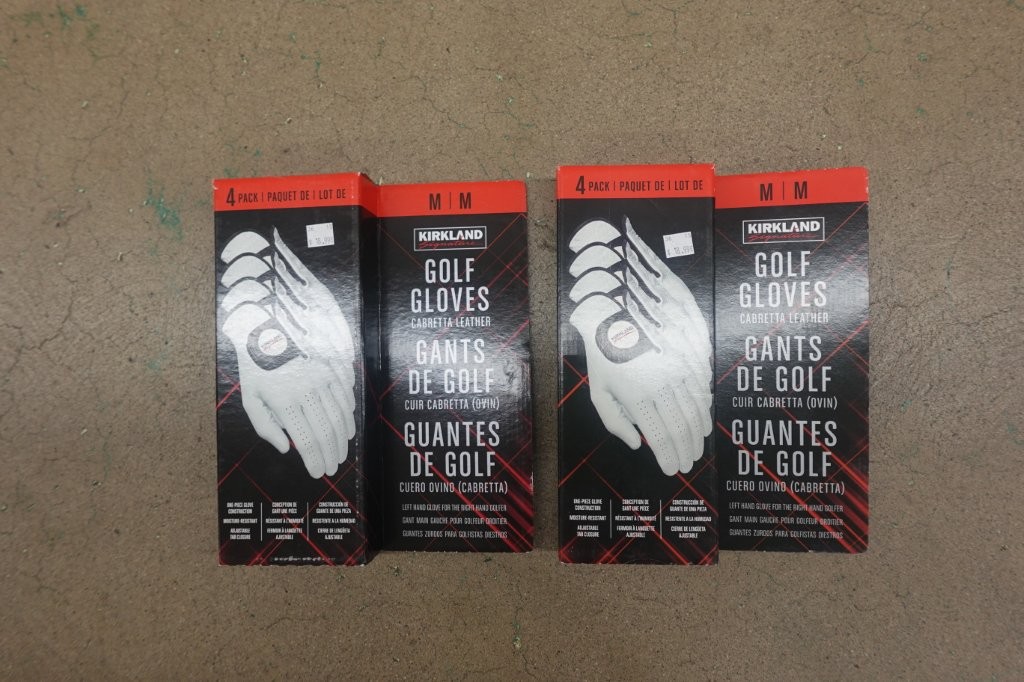 Medium 4-Pack Kirkland Signature Cabretta Leather Golf Gloves - Image 2