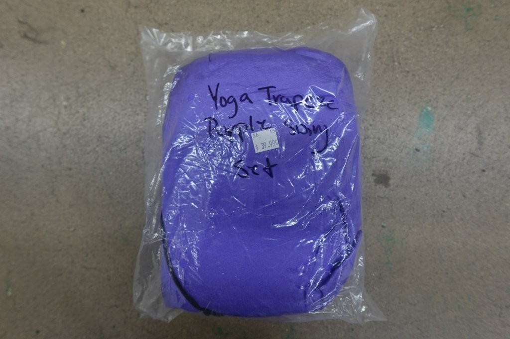 YB Yoga Trapeze Inversion Swing, Purple - Image 3