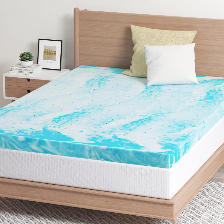 Queen Size - 3" Gel Infused Memory Foam Mattress Topper