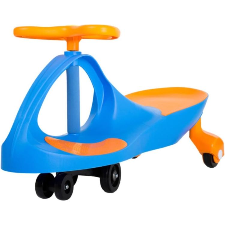 Lil’ Rider Wiggle Car Ride-On Toy in Blue/Orange
