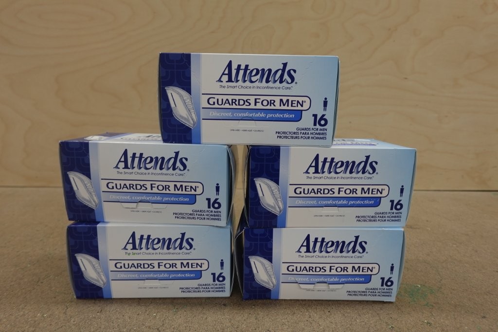 16 Count Attends Guards for Men Light Absorbency Bladder Control Pads - Image 2
