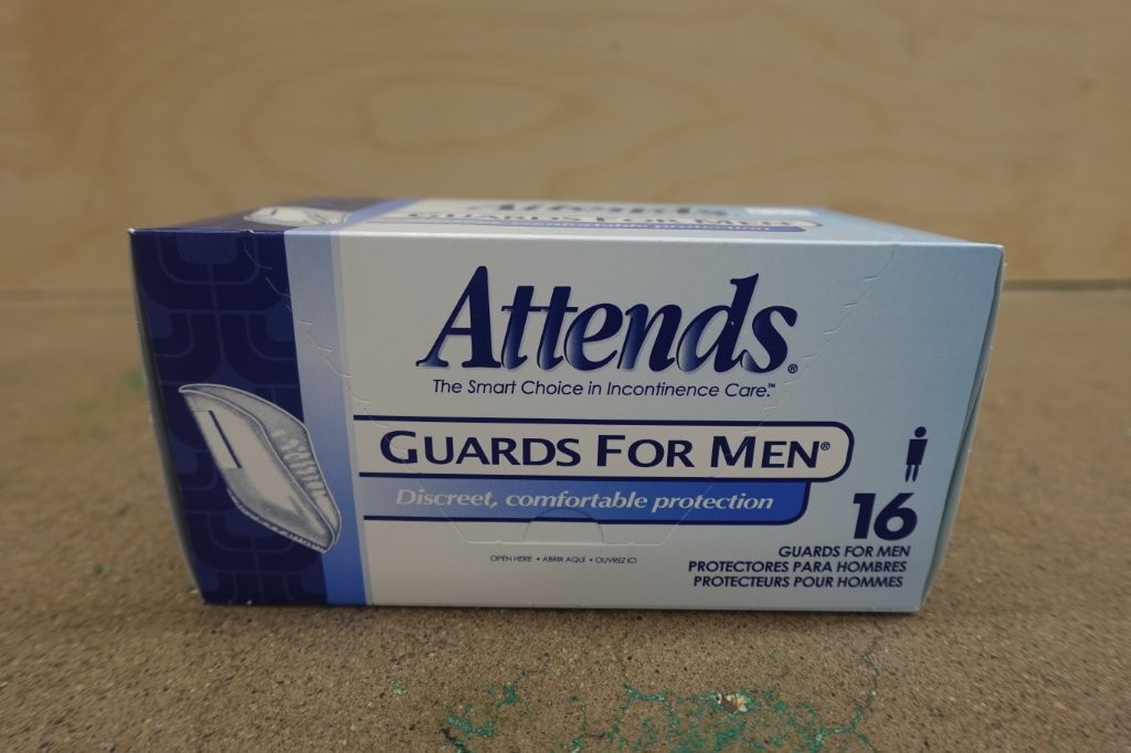 16 Count Attends Guards for Men Light Absorbency Bladder Control Pads - Image 3