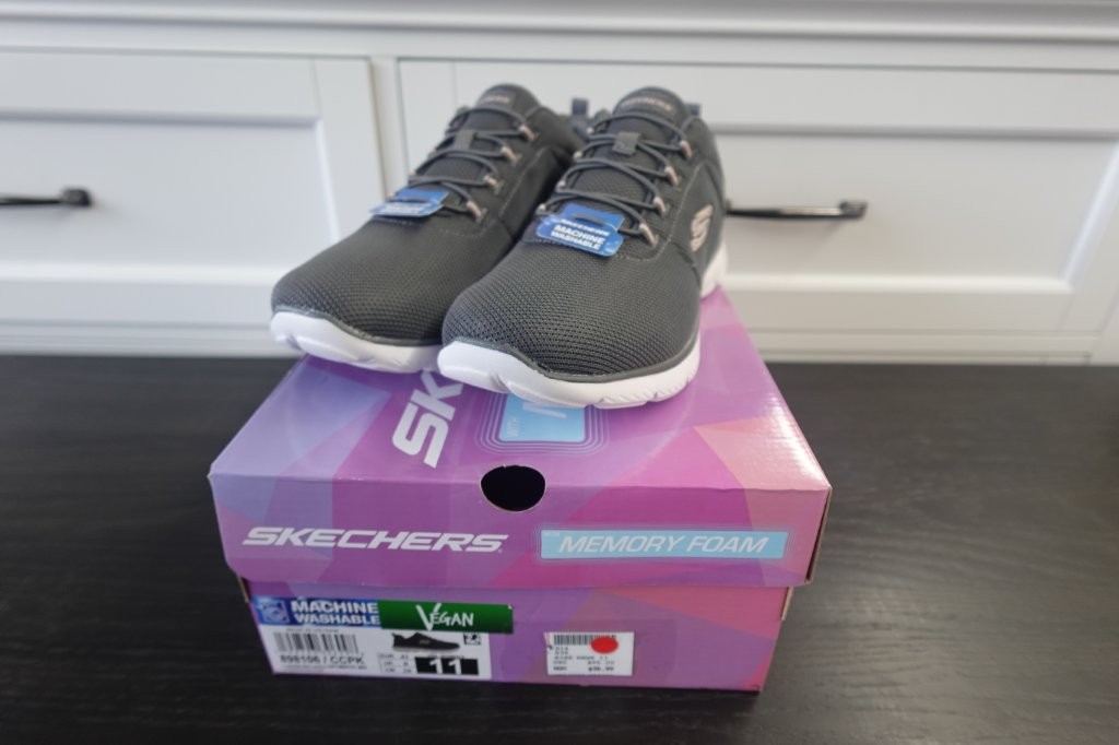 Size 11 Skechers Sheer Brilliance Women's Slip-On Athletic Shoes - Image 3
