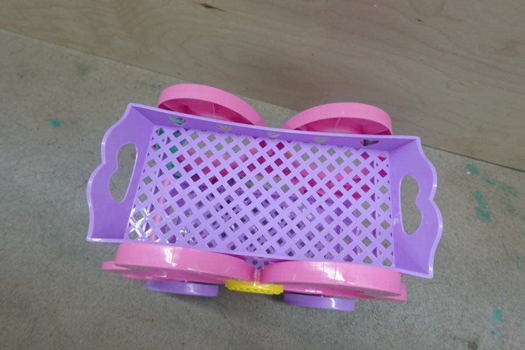 45-Piece Kid Connection Flower Tea Cart Play Set - Image 4