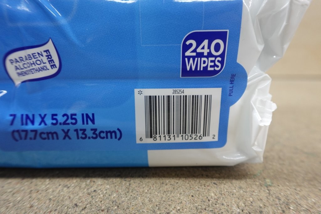 4-Pack Equate Fresh Scent Flushable Wipes - Image 4