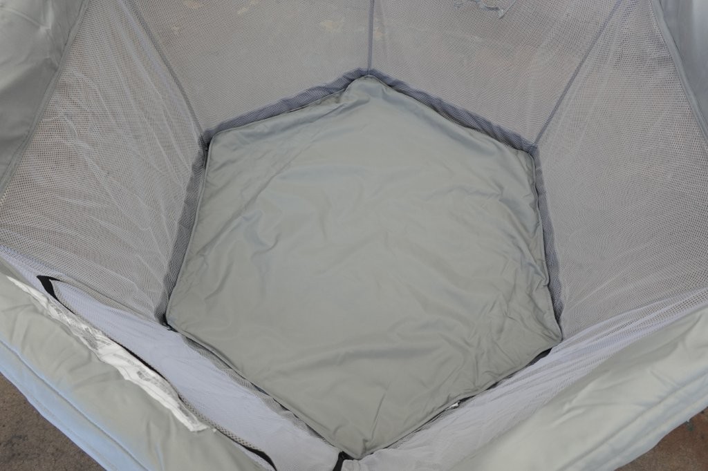 Pamo Babe Portable Baby Playpen with UV Canopy – Blue - Image 7