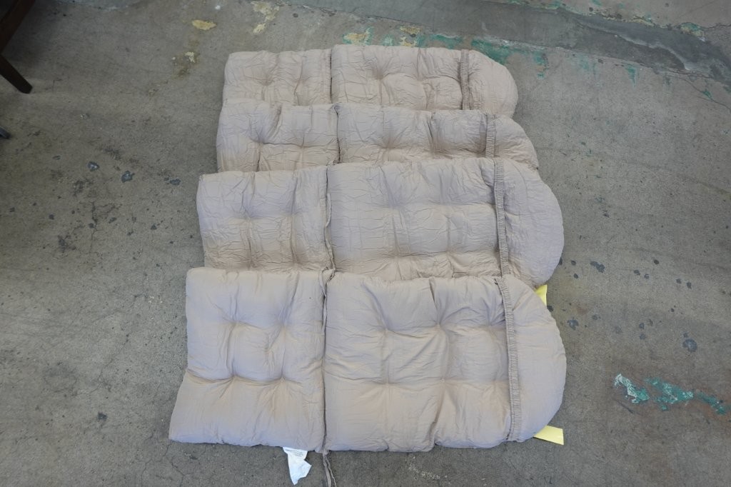 BaPiPro Khaki High-Back Outdoor Chair Water-Resistant Patio Cushions - Image 3