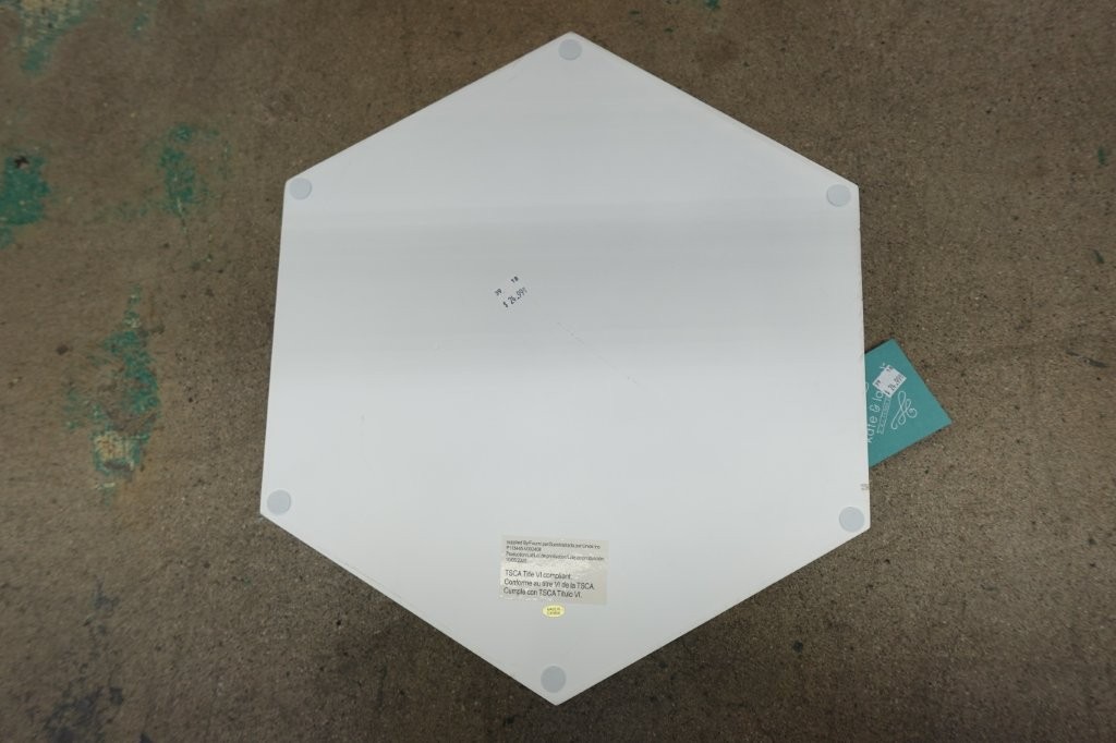 Kate and Laurel Lipton Modern Hexagon Decorative Tray - Image 3
