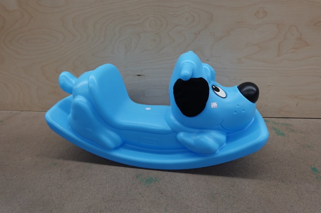 Little Tikes Rockin’ Puppy Toddler Rocking Toy - Blue - Image 3
