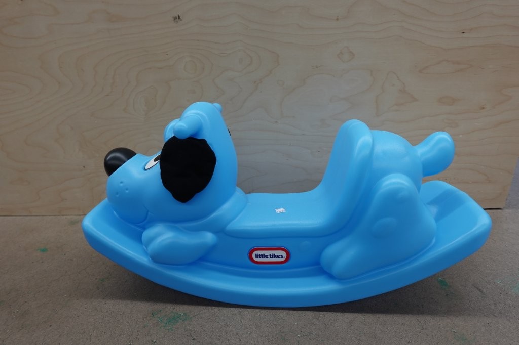 Little Tikes Rockin’ Puppy Toddler Rocking Toy - Blue - Image 5