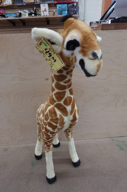 3 Feet Tall Melissa & Doug Standing Plush Baby Giraffe - Image 2