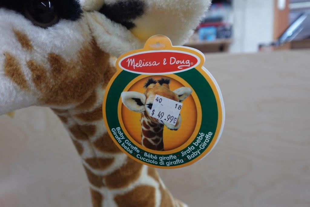 3 Feet Tall Melissa & Doug Standing Plush Baby Giraffe - Image 4