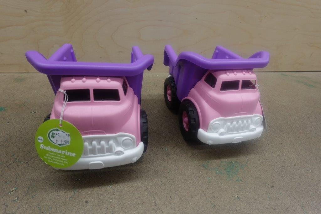 Green Toys Pink Dump Truck Toy Vehicle - Image 2