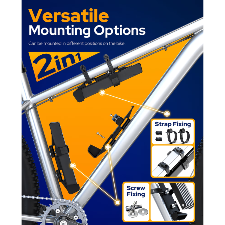 VICTGOAL Heavy-Duty Folding Bike Lock with AirTag Holder and Keys - Image 6
