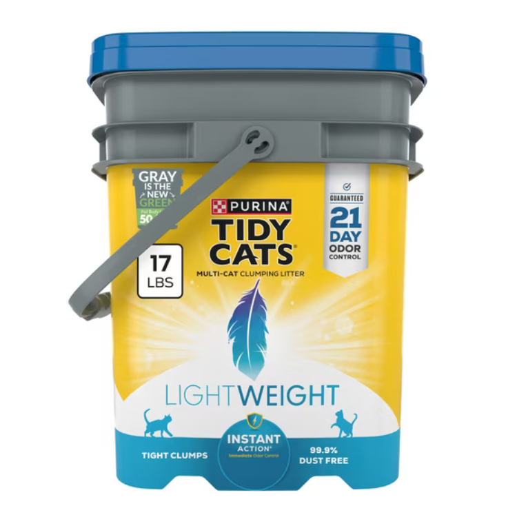 17lb Purina Tidy Cats Lightweight Instant Action Clumping Cat Litter